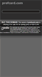 Mobile Screenshot of profcard.com
